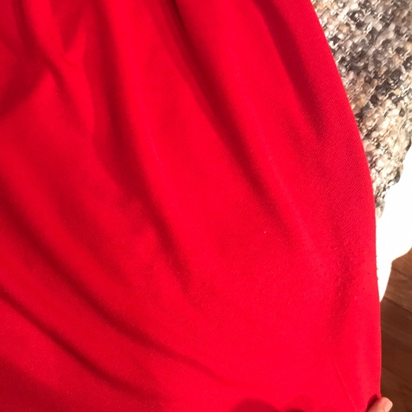 Red Off-Shoulder Babydoll Dress - Picture 3 of 4